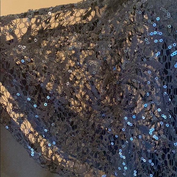 JM Richards Black Sequined Evening Gown - Picture 3 of 5